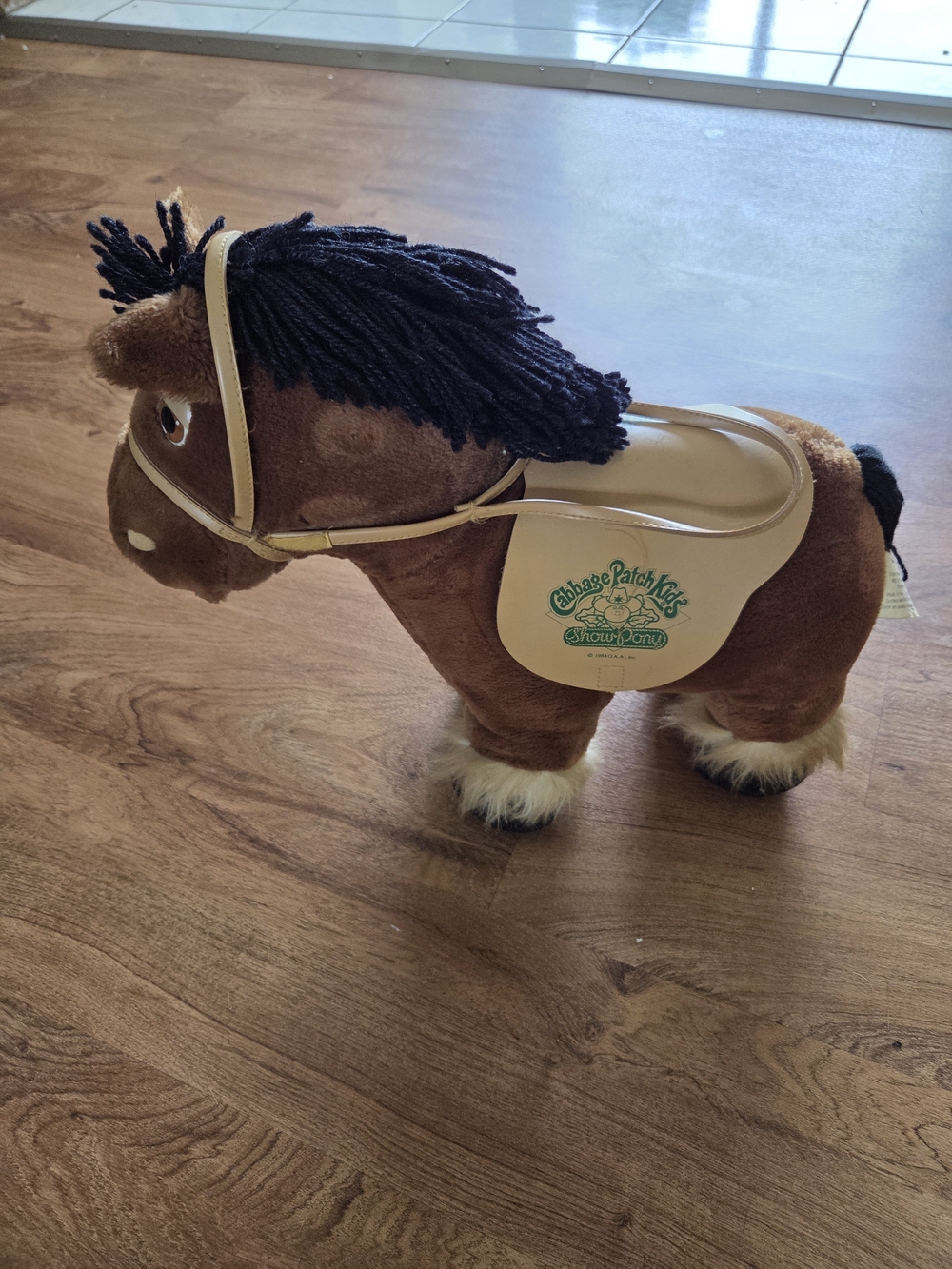 Cabbage Patch Kids Brown Plush Pony with Saddle
